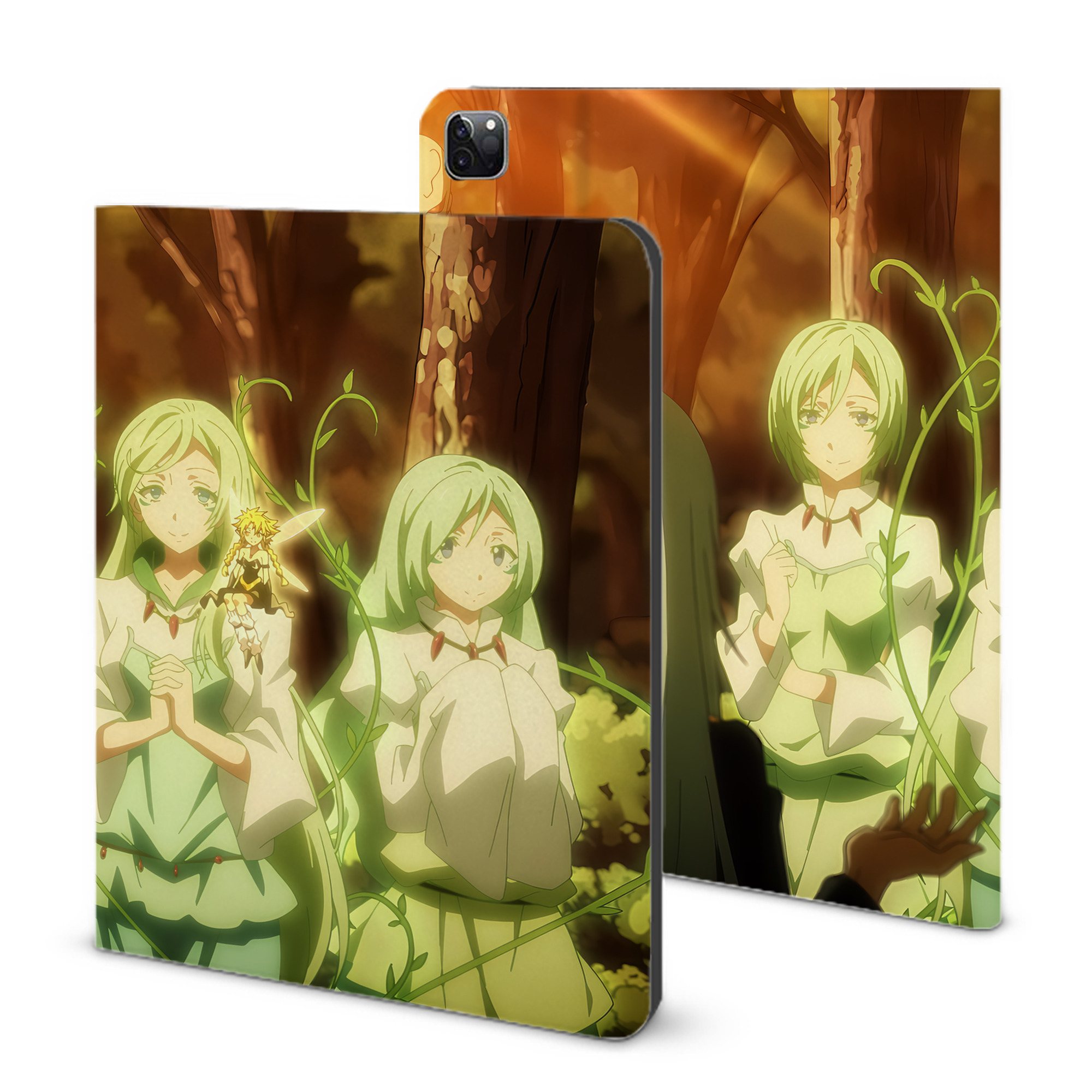 （画像用） 転スラ Regarding Reincarnated to Slime IPad ケース ブック型 PUレザー TPU 耐衝撃 軽量 薄型 ペン収納なし 全面保護 IPad 各モデル対応